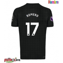 Camiseta Tottenham Hotspur Cristian Romero #17 Visitante Equipación 2025-26 manga corta